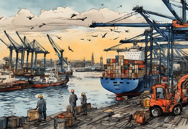 container ship